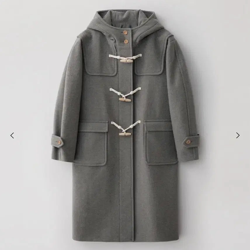 [BUNJANG] Nomelliet Daniella Duffle Coat Grey / 노멜렛 다니엘라 더플 코트 그레이 새상품