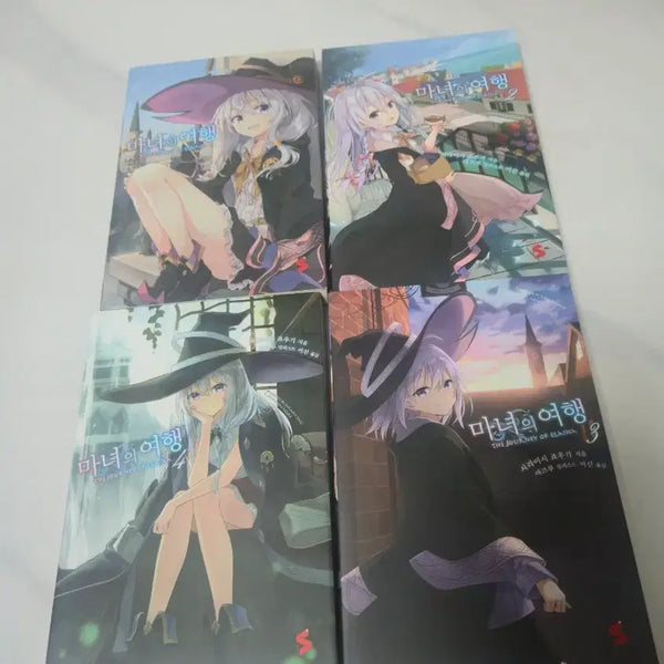 [BUNJANG] The Journey of Elaina Light Novel Vol. 1-4 Bundle Set / 마녀의 여행 라노벨 1~4권 일괄판매