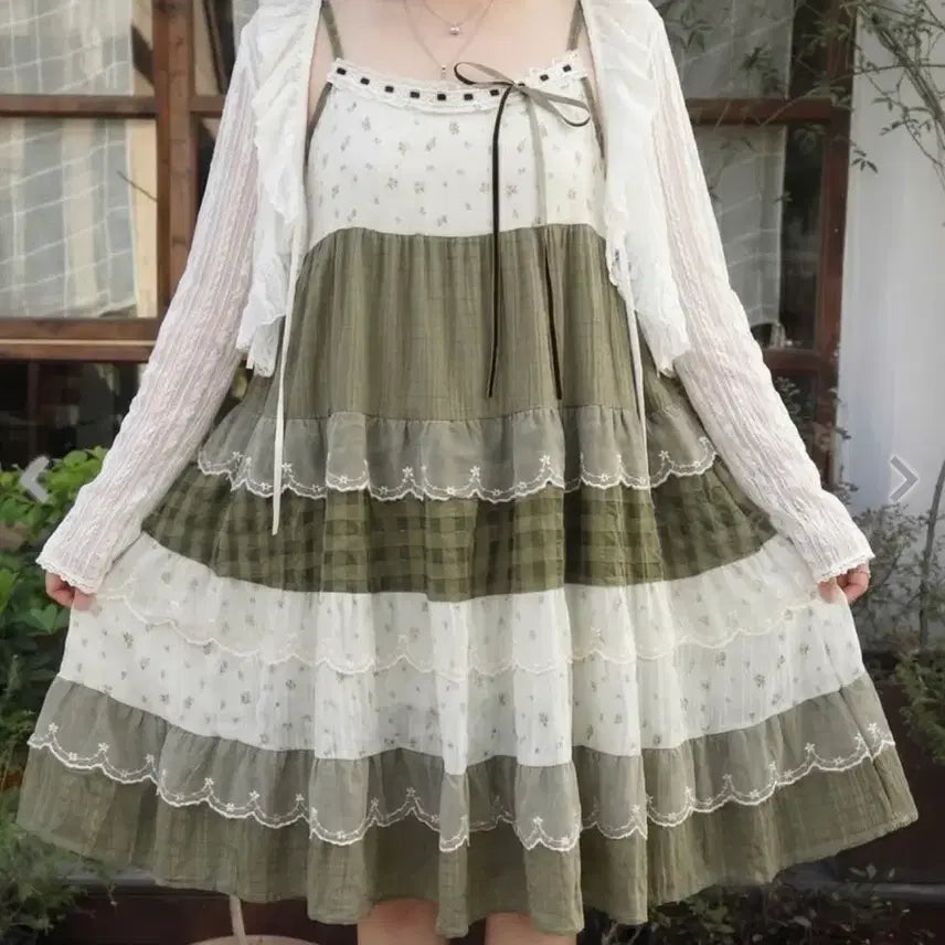 [BUNJANG] Spinns Green Dress / spinns 스핀즈 그린 원피스 판매