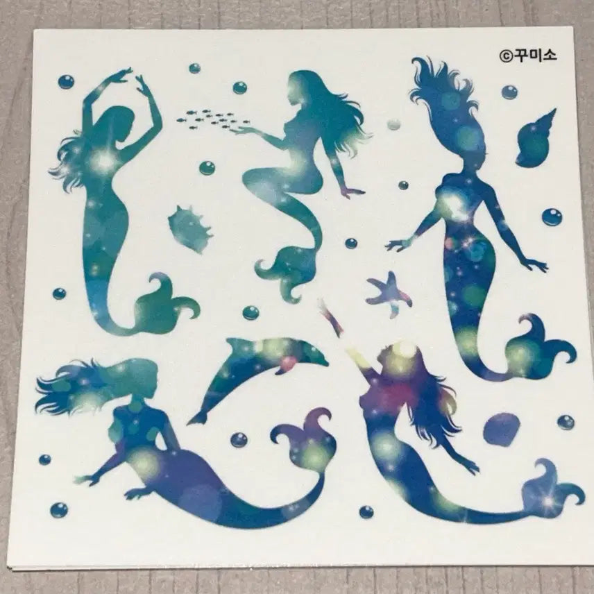 [BUNJANG] Little Mermaid Stickers / 인어공주 인스