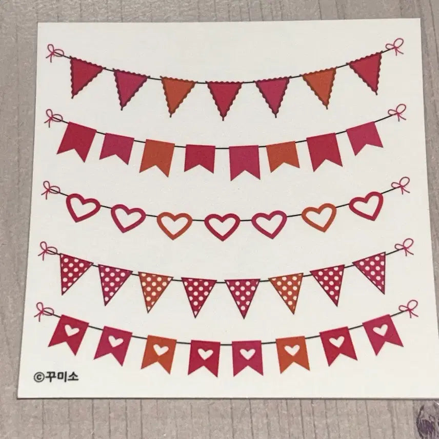 [BUNJANG] Party Garland Stickers / 파티 가랜드 인스