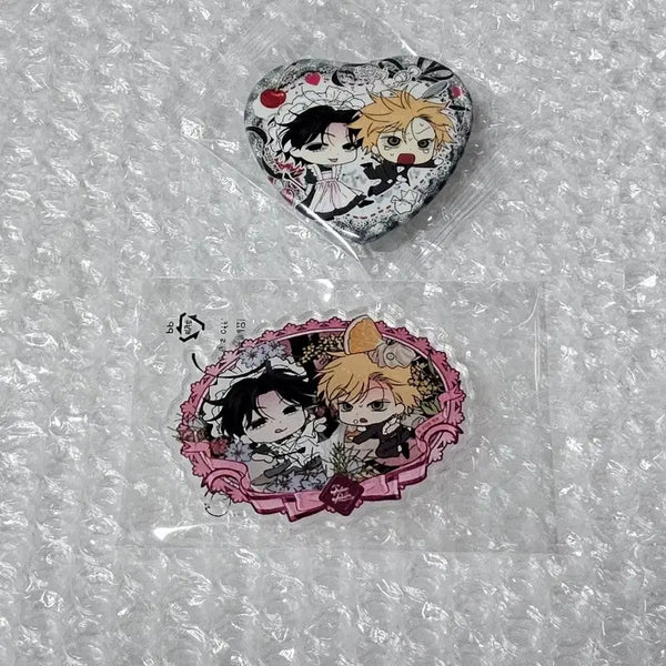 [BUNJANG] Le Vrai Salon de Provence Full Book Heart Can Badge Sweets Acrylic Magnet Bundle Set / 레봄 살롱드르봉 풀북 하트캔뱃지 스위츠 아크릴 마그넷