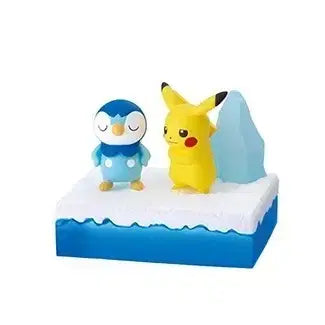[BUNJANG] Re-Ment Pokemon Piplup & Pikachu Figure Set / 포켓몬 팽도리&피카츄 피규어) 리멘트 시원한 팽도리 컬렉션