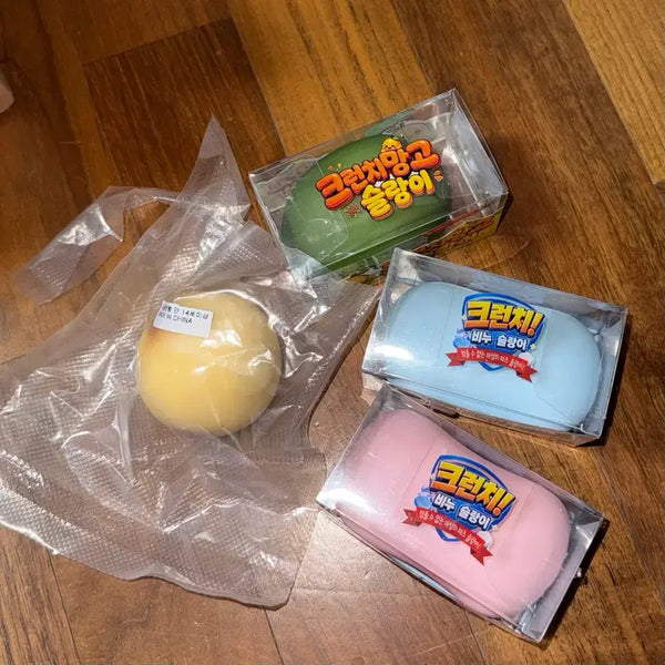 [BUNJANG] Crunchy Slime Set (4 pieces) / 크런치 슬랑이 4개 셋트