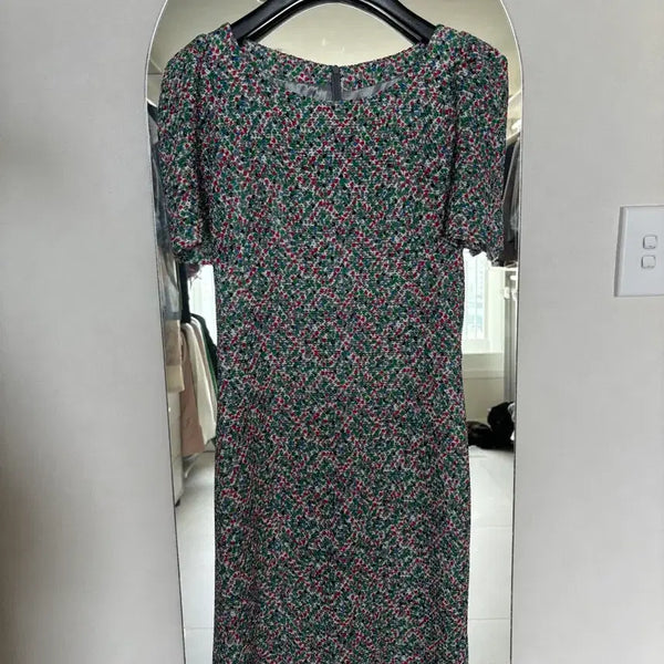 [BUNJANG] Polka Dot Slim Fit Mini Dress / 슬림핏 도트 미니 원피스