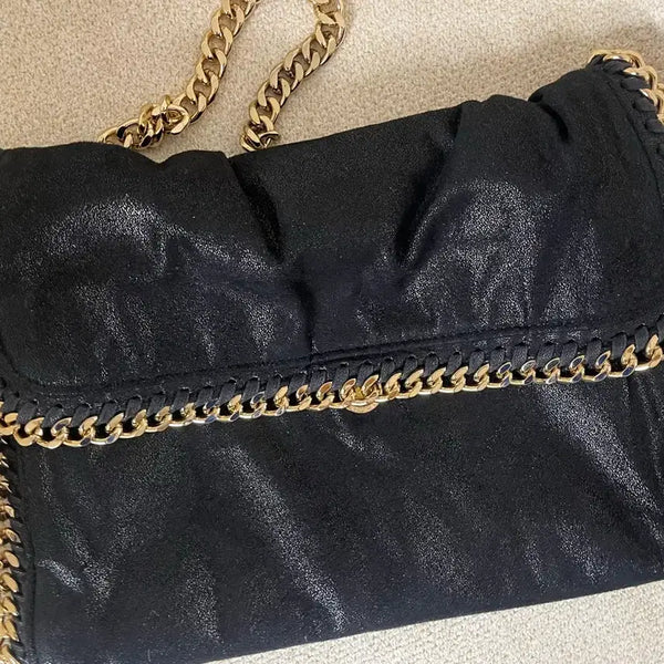 [BUNJANG] Stella McCartney Black Chain Shoulder Bag / (정품) 스텔라 매카트니 블랙 체인 숄더백