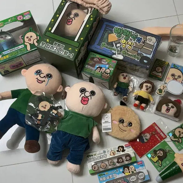 [BUNJANG] Bbangbbangyi Dolls & Merchandise Bundle Set / 빵빵이 인형 밎 굿즈 일괄판매합니다