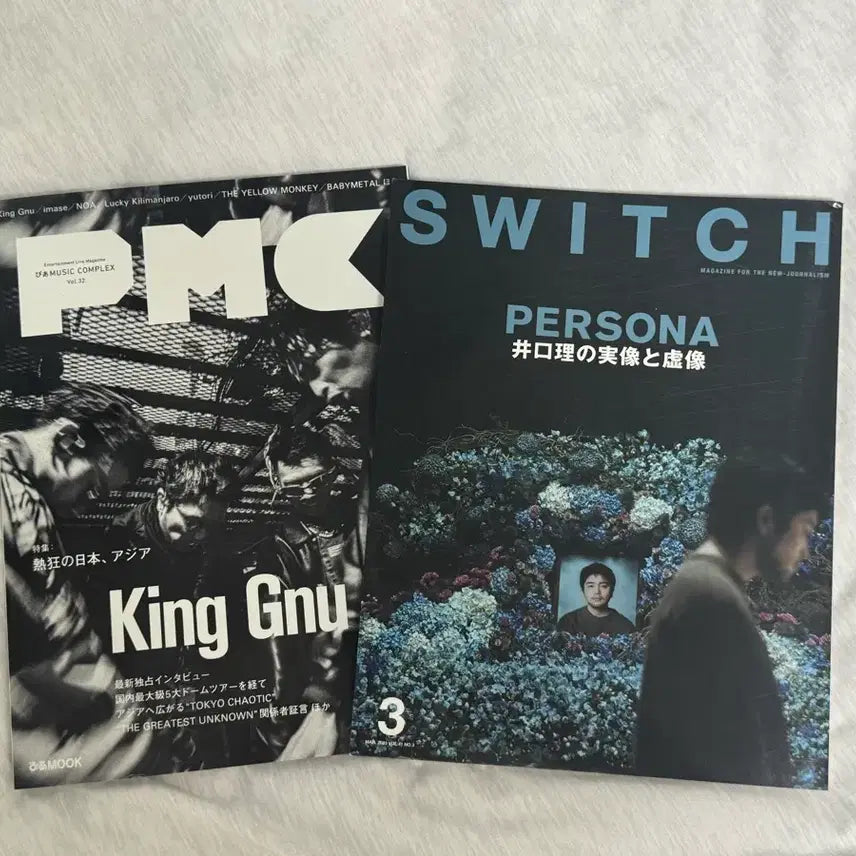[BUNJANG] King Gnu PMC Magazine & SWITCH Iguchi Satoru Magazine / King Gnu 킹누 잡지, 이구치 페르소나