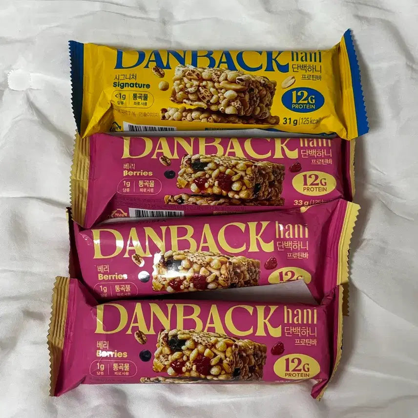 [BUNJANG] Danbaekhani Protein Bar Signature/Berry (4-pack) / 단백하니 프로틴바 시그니처/베리 4개
