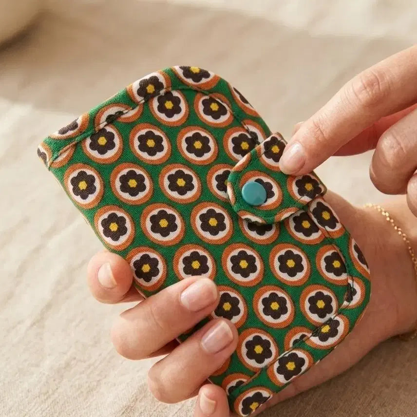 [BUNJANG] Byers Handmade Floral Pattern Bi-fold Wallet / 바이어스 중지갑