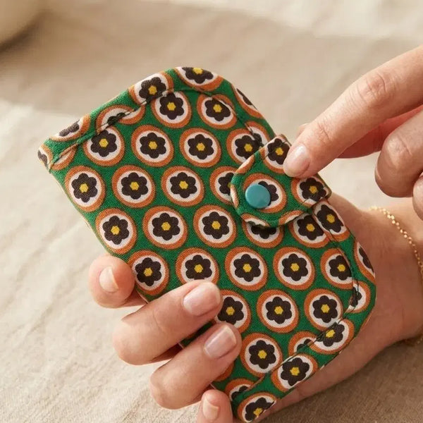 [BUNJANG] Byers Handmade Floral Pattern Bi-fold Wallet / 바이어스 중지갑