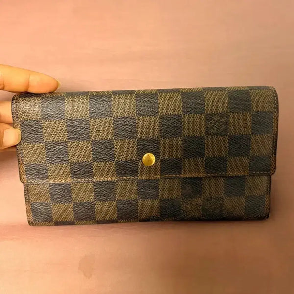 [BUNJANG] Louis Vuitton Damier Ebene Long Wallet / [정품/급처]루이비통 다미에 에벤 장지갑