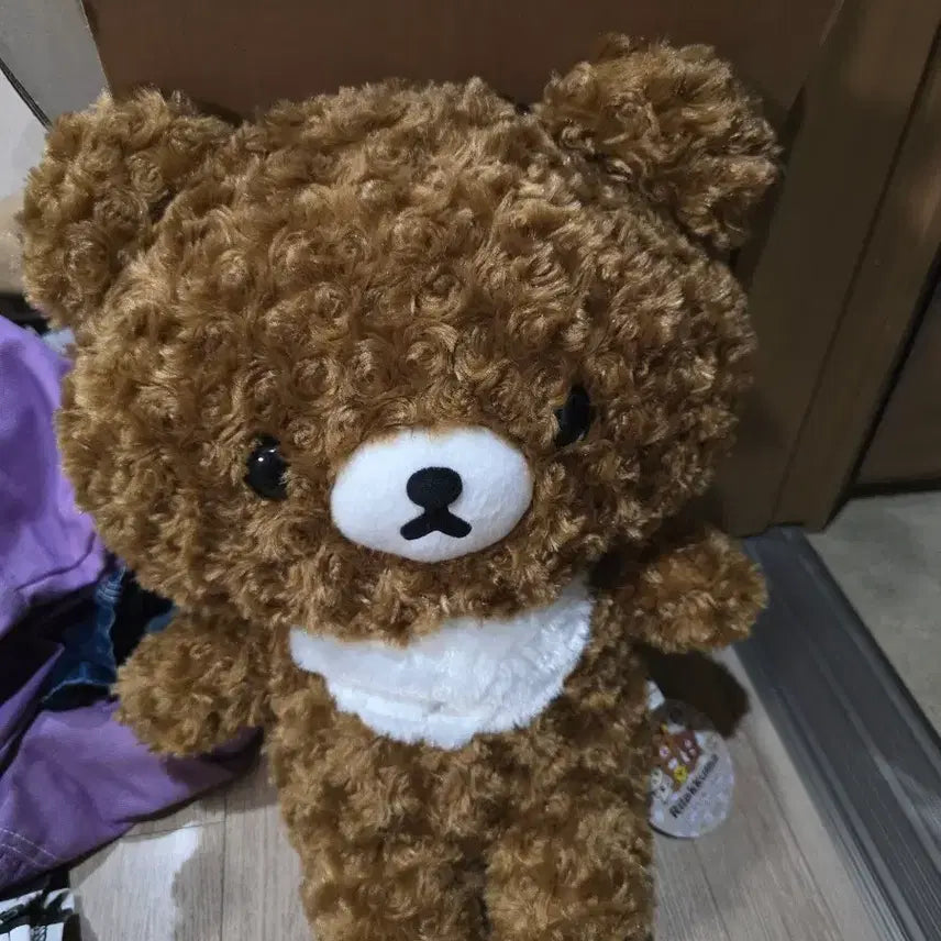 [BUNJANG] Vintage Rilakkuma Kogumappe (Sweet Chestnut Bear) Plush Toy (Medium) / 고전 리락쿠마 코구마 중형 복슬 인형