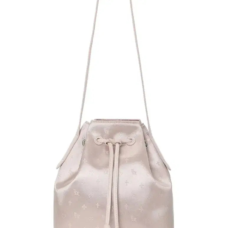 [BUNJANG] 3Times Jacquard Bucket Bag Pink / 쓰리타임즈 자카드 버킷백 핑크 새상품