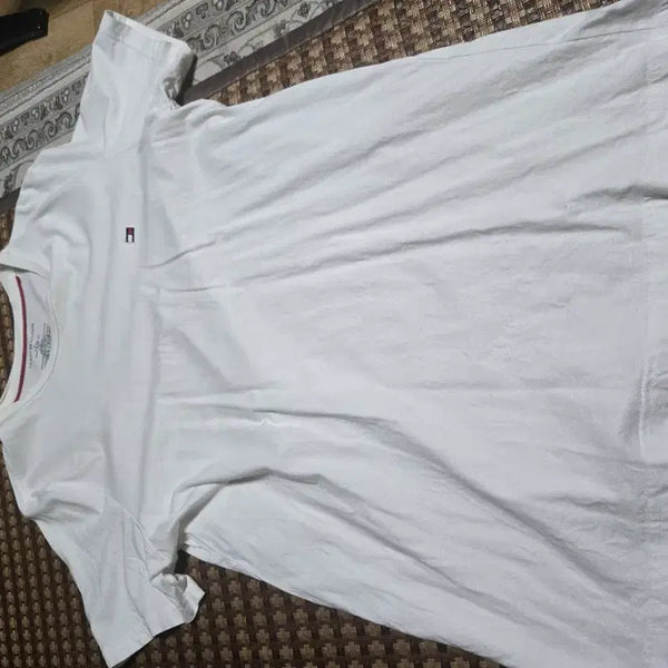 [BUNJANG] Tommy Hilfiger White Short Sleeve T-Shirt M / 타미힐피거 화이트 반팔티 M