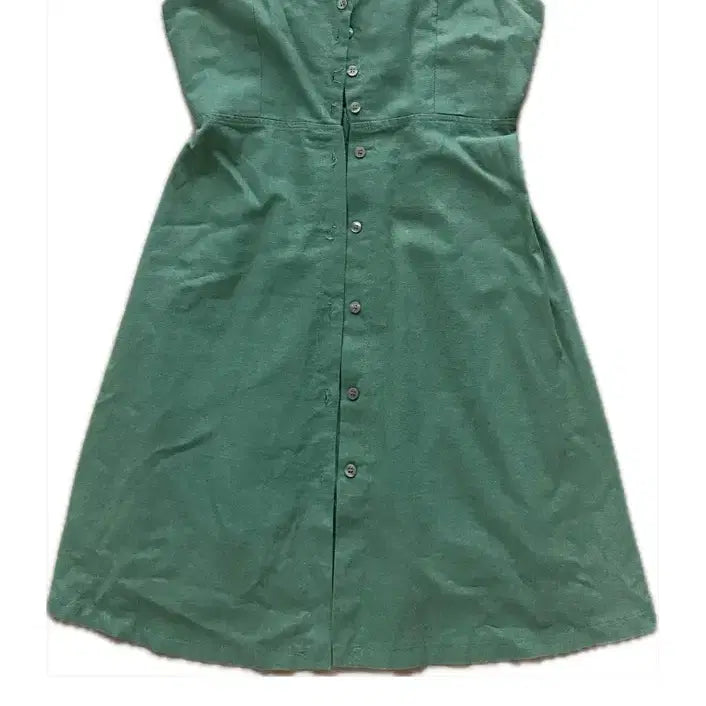 [BUNJANG] Mori Girl Style "Apple Green" Midi Summer Dress / 여름 미디 빈티지 원피스 모리걸st 아오이 유우st 풋사과 원피스