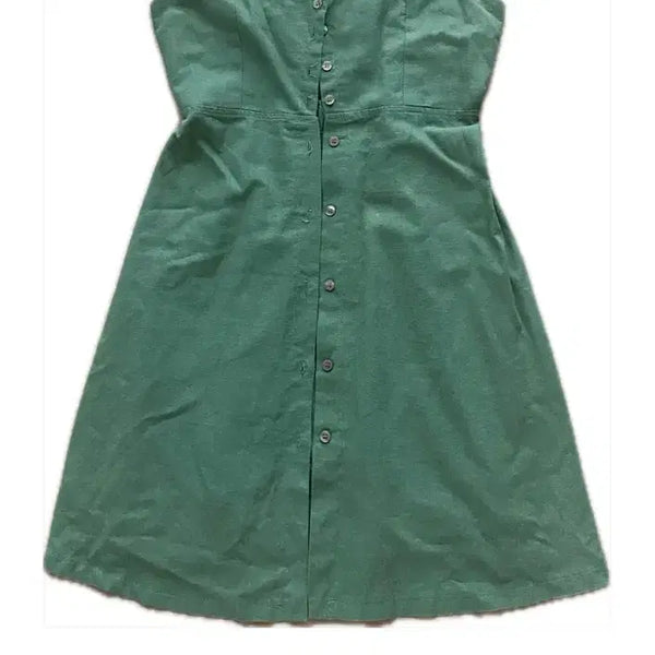 [BUNJANG] Mori Girl Style "Apple Green" Midi Summer Dress / 여름 미디 빈티지 원피스 모리걸st 아오이 유우st 풋사과 원피스