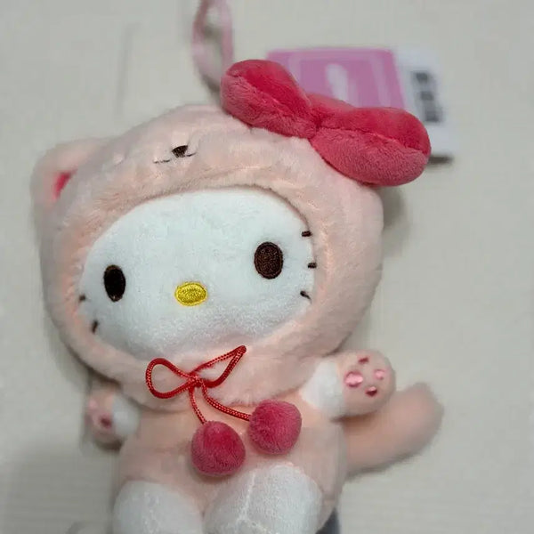 [BUNJANG] Sanrio Hello Kitty Cat Costume Plush Bag Charm (Approx. 13cm) / 산리오 헬로키티 봉제인형 가방걸이/ 고양이 코스튬 헬로키티 /약13cm