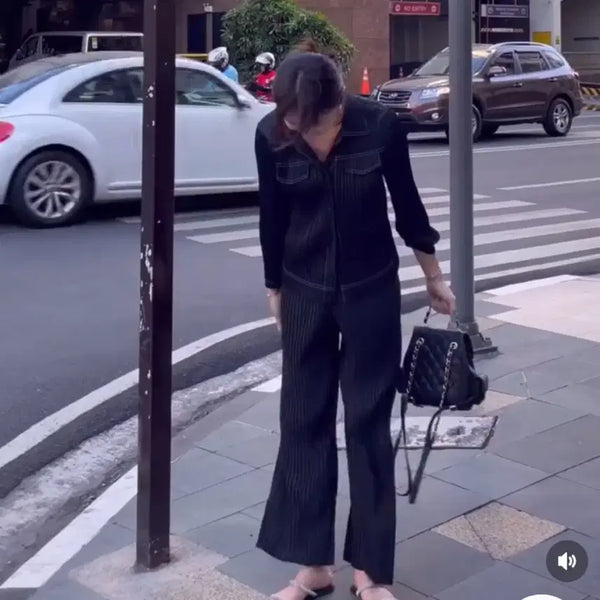 [BUNJANG] Mylin Pleated Setup Long Version / 마이림 플리츠 셋업