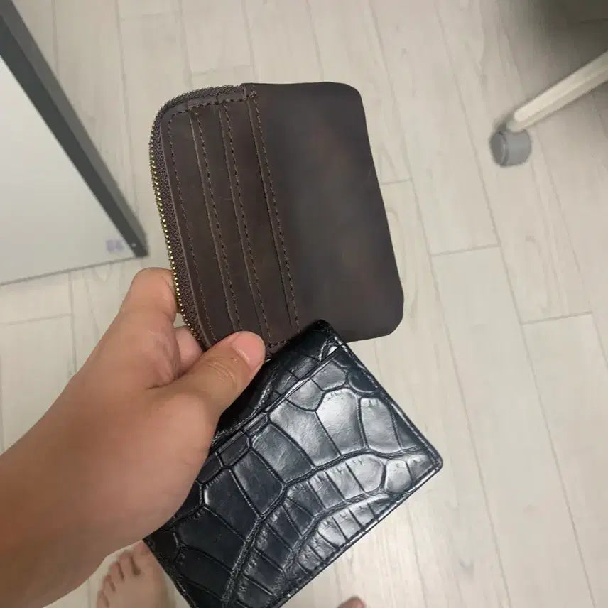 [BUNJANG] Alligator Leather Wallet / (악어) 가죽지갑