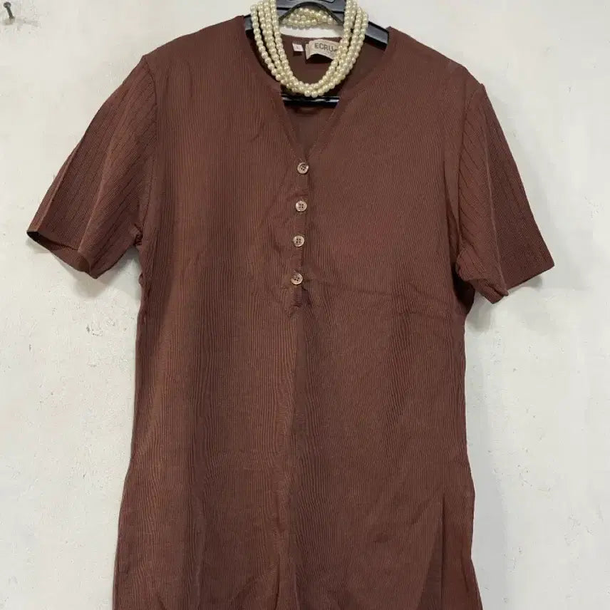 [BUNJANG] ECRU Paris Vintage Knit - Viscose Blend, Size L / N6758 이태리메이드.ECRU paris 빈티지 니트.비스코사