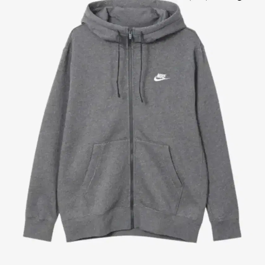 [BUNJANG] Nike NSW Club Fleece Full Zip Hoodie BV2646-071 / L 나이키 NSW 클럽 플리스 풀집 후드 후디 풀집업 BV2646-071
