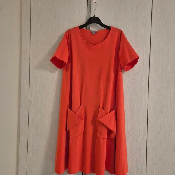 [BUNJANG] COS Orange Midi Dress / COS 오렌지색 원피스