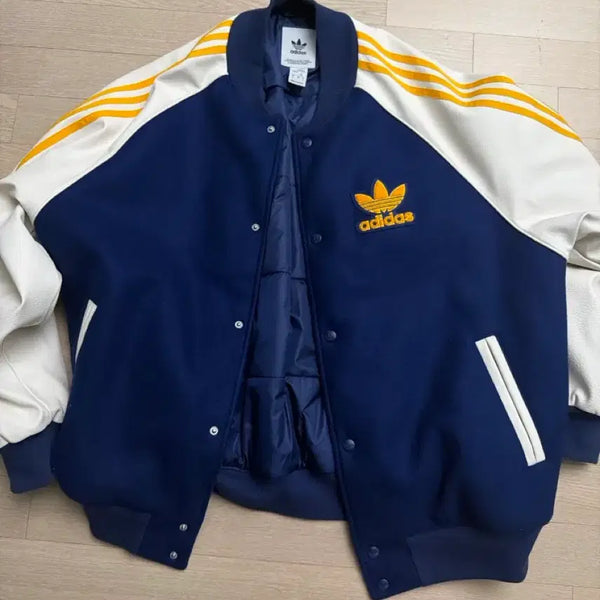 [BUNJANG] Adidas Varsity Jacket L / 아디다스 바시티 자켓 L