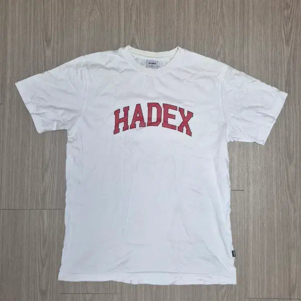 [BUNJANG] HADEX Logo Short Sleeve T-Shirt White S / HADEX 반팔 티셔츠 s 화이트 hdex