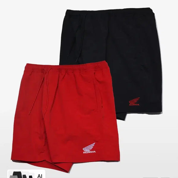 [BUNJANG] Honda Motorcycle Original Wing Logo Beach Shorts (2-Pack) / 혼다모터사이클 [2Pack] Original Wing Logo Beach