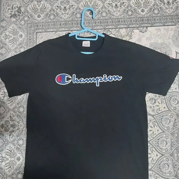 [BUNJANG] Champion T-Shirt Black M / 챔피온 반팔티 블랙M