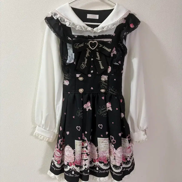 [BUNJANG] LizLisa Many Heart One-Piece Dress / 리즈리사 매니하트 원피스
