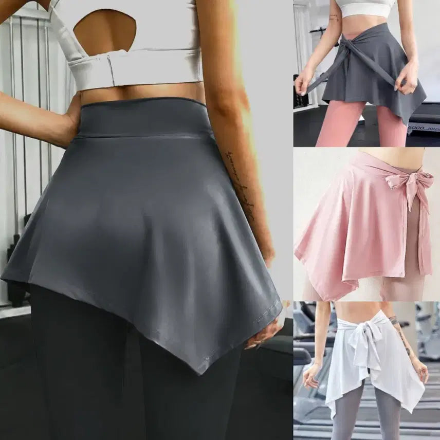 [BUNJANG] Balletcore Shoulder Shawl Hip Cover-up Wrap Skirt / 발레코어 어깨 숄 겸용 엉덩이 커버업 랩 스커트