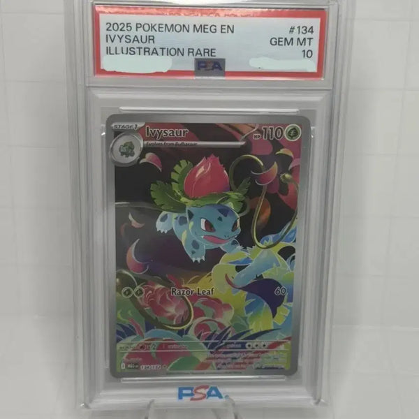 [BUNJANG] Venusaur Illustration Rare Graded Card / PSA10 포켓몬스터 북미판 이상해풀 일러스트레이션 레어