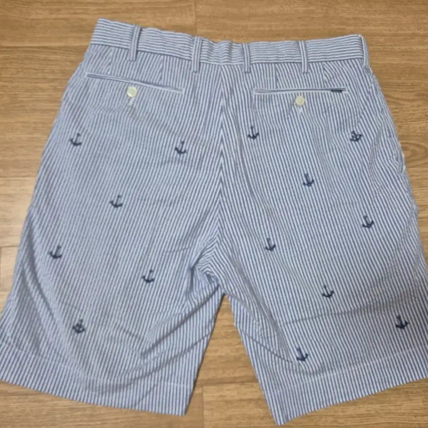 [BUNJANG] Polo Ralph Lauren Seersucker Shorts 30 Inch / 폴로 랄프로렌 시어서커 반바지 30인치