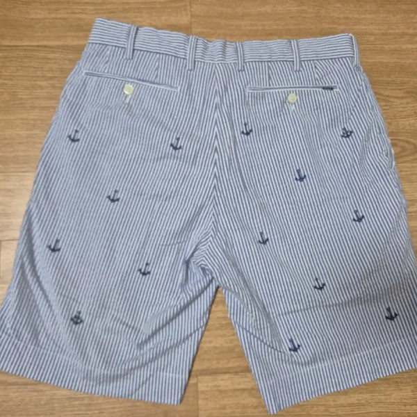[BUNJANG] Polo Ralph Lauren Seersucker Shorts 30 Inch / 폴로 랄프로렌 시어서커 반바지 30인치