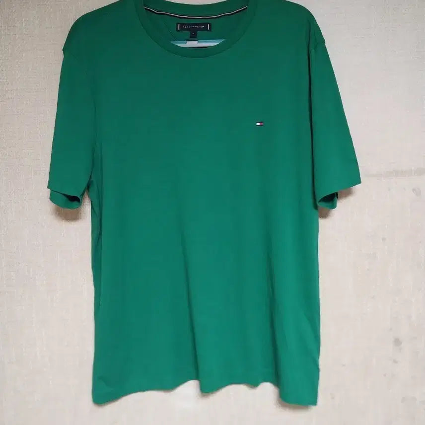 [BUNJANG] Tommy Hilfiger Green Short Sleeve T-Shirt (Size 105) / 타미힐피거/105) 그린 반팔티