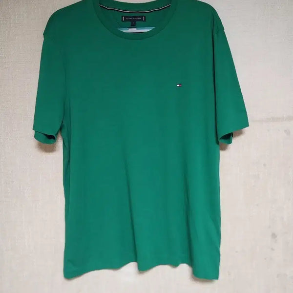 [BUNJANG] Tommy Hilfiger Green Short Sleeve T-Shirt (Size 105) / 타미힐피거/105) 그린 반팔티