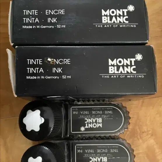[BUNJANG] Montblanc Vintage Ink 52ml Black (Set of 2) / 몽블랑 구형버전잉크