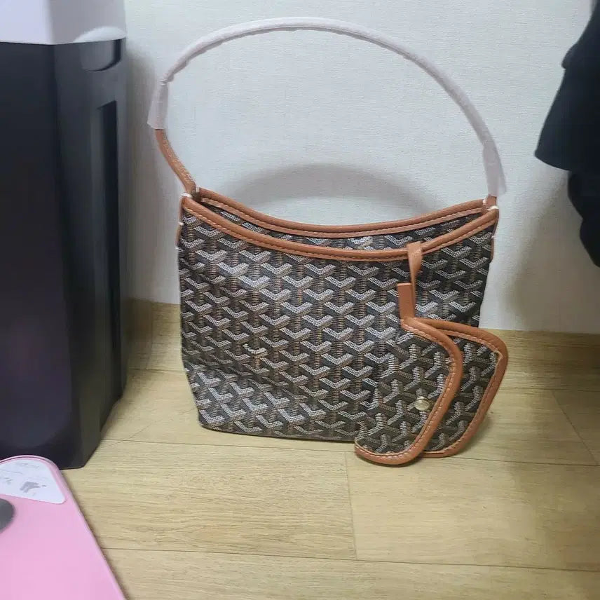 [BUNJANG] Goyard Saint Louis Mini Shoulder Bag Brown / 고야드보헴미니탄이브라운숄더백새상품아예새것요