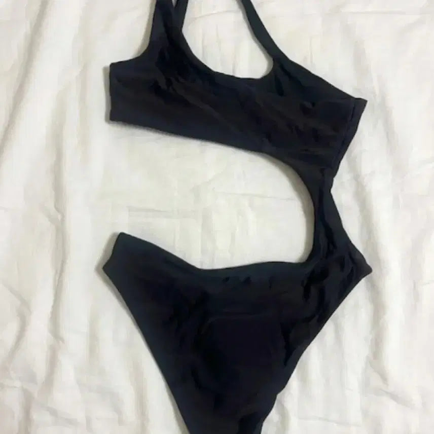 [BUNJANG] Black Monokini Swimsuit / 검정색 수영복/모노키니