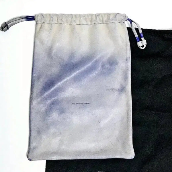 [BUNJANG] Alexander Wang Blue Distressed Leather String Bag / 알렉산더 왕(Alexander Wang) 블루 데미지 스트링백