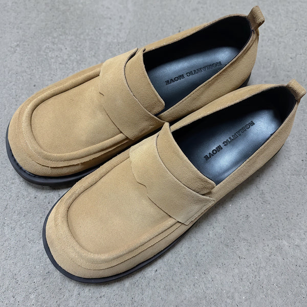 [BUNJANG] Romantic Move Slit Wide Loafers / [280] 로맨틱무브 슬릿 와이드 로퍼