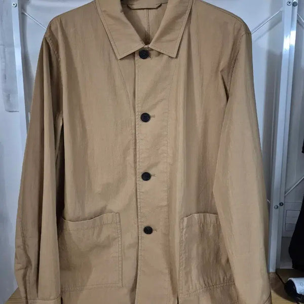 [BUNJANG] Sandro Homme Beige Setup Blouson Jacket & Pants Set / 산드로옴므 셋업 자켓 블루종 팬츠 105/82 베이지