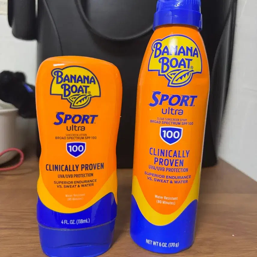 [BUNJANG] Banana Boat Sunscreen SPF 100 Cream + Spray / 바나나보트 선크림 SFP 100 크림+스프레이