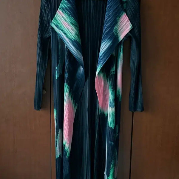 [BUNJANG] Pleated Long Cardigan / 플리츠 롱 가디건