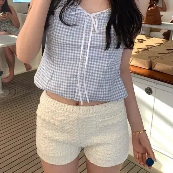 [BUNJANG] Leplaine Capri Knit Pants / 르플레인 카프리 니트 팬츠 쇼핑몰팬츠 총7개