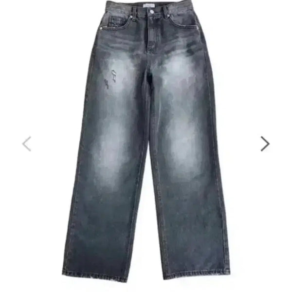 [BUNJANG] Az on Signature Denim Pants Black / 애즈온 시그니처 데님팬츠 블랙
