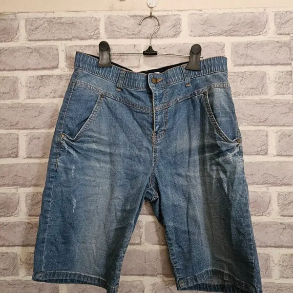 [BUNJANG] Haulook Banding Denim Shorts L / 하우룩 밴딩 청반바지L/알뜰한여우