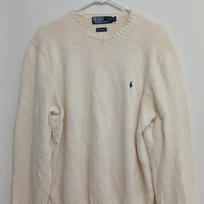 [BUNJANG] Polo Ralph Lauren Knit Ivory / 폴로 랄프로렌 니트 아이보리